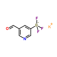 三氟(5-甲酰基吡啶-3-基)硼酸钾结构式_1245906-60-8结构式