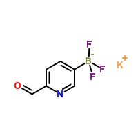 三氟(6-甲酰基吡啶-3-基)硼酸钾结构式_1245906-61-9结构式