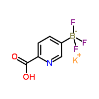 (6-羧基吡啶-3-基)三氟硼酸钾结构式_1245906-66-4结构式