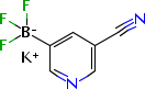 (5-氰基吡啶-3-基)三氟硼酸钾结构式_1245906-68-6结构式