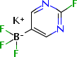 三氟(2-氟嘧啶-5-基)硼酸钾结构式_1245906-69-7结构式