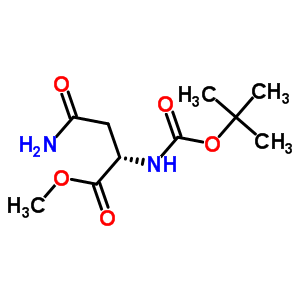Methyl (2S)-2-((tert-butoxycarbonyl)amino)-3-carbamoylpropanoate Structure,124842-28-0Structure