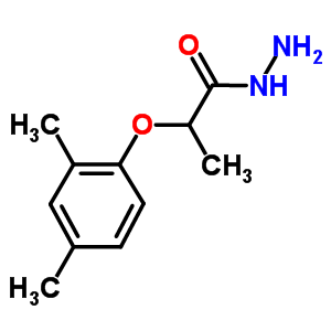 2-(2,4-二甲基苯氧基)丙酰肼结构式_125096-55-1结构式