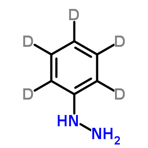 苯肼-d5结构式_125687-18-5结构式