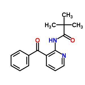 2-特戊酰氨基-3-苯甲酰基吡啶结构式_125867-32-5结构式