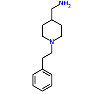 (1-苯乙基哌啶-4-基)甲胺结构式_127285-09-0结构式
