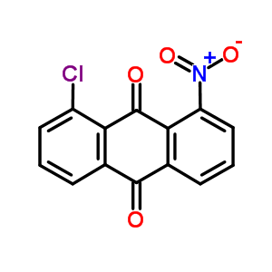 1-氯-8-硝基-9,10-蒽二酮结构式_129-38-4结构式