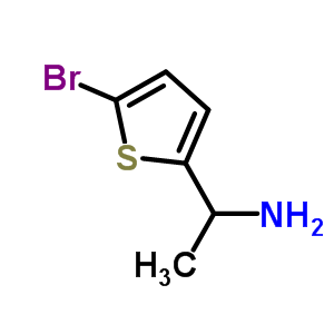 1-(5-溴噻吩-2-基)乙胺结构式_129605-38-5结构式