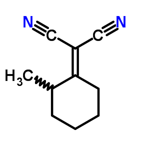 2-(2-甲基环己基)-丙二腈结构式_13017-64-6结构式