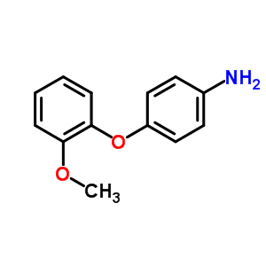 4-(2-甲氧基苯氧基)苯胺结构式_13066-01-8结构式