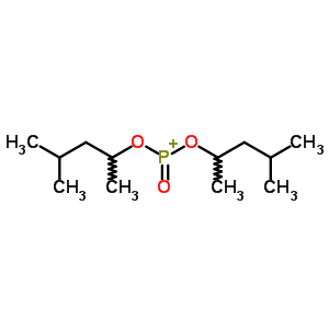 双(1,3-二甲基丁基)磷酸酯结构式_13086-86-7结构式