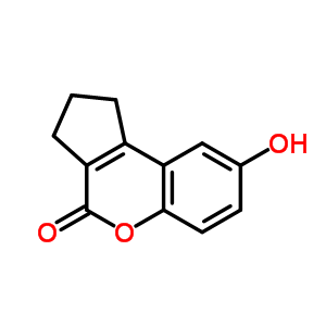 8-Hydroxy-2,3-dihydrocyclopenta[c]chromen-4(1h)-one Structure,131526-88-0Structure