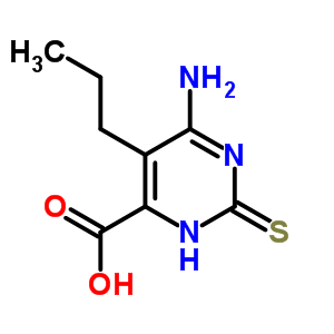 6-氨基-5-丙基-2-磺酰基-3H-嘧啶-4-羧酸结构式_13164-79-9结构式