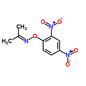 O-(2,4-二硝基苯基)-2-丙酮肟结构式_13181-10-7结构式