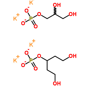 甘油磷酸钾结构式_1319-70-6结构式