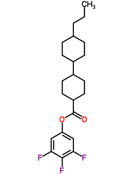 反式,反式-3,4,5-三氟苯基 4-丙基双环己基-4-羧酸结构式_132123-45-6结构式