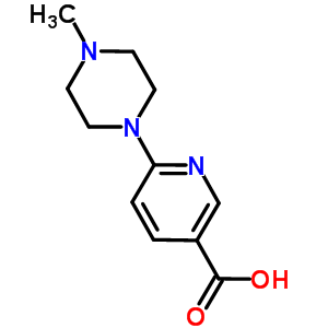6-(4-甲基-1-哌嗪基)-3-吡啶羧酸结构式_132521-70-1结构式