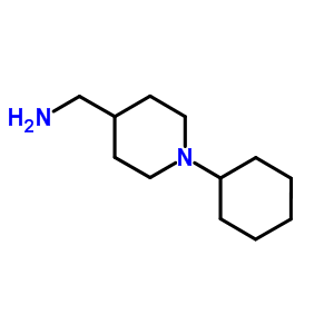 (1-环己基哌啶-4-基)甲基胺结构式_132740-53-5结构式