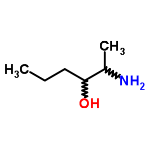 2-氨基-3-己醇结构式_13325-11-6结构式