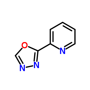 2-(1,3,4-噁二唑-2-基)-吡啶结构式_13428-22-3结构式