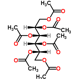 L-艾杜糖醇六乙酸酯结构式_13443-46-4结构式