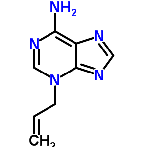 3-(2-丙烯基)腺嘌呤结构式_13532-34-8结构式