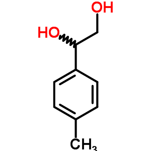 1-对甲苯乙烷-1,2-二醇结构式_13603-62-8结构式