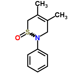 4,5-Dimethyl-2-phenyl-3,6-dihydro-2h-1,2-thiazine 1-oxide Structure,13616-69-8Structure