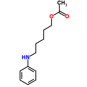 5-苯胺乙酸戊酯结构式_13659-02-4结构式