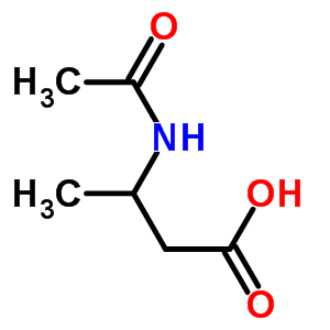 3-乙酰氨基丁酸结构式_136781-39-0结构式