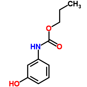 (3-羟基苯基)氨基甲酸丙酯结构式_13683-91-5结构式