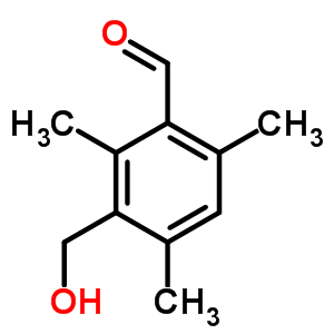 3-(Hydroxymethyl)-2,4,6-trimethylbenzaldehyde Structure,137380-49-5Structure
