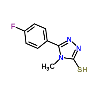 5-(4-氟苯基)-4-甲基-4H-1,2,4-噻唑-3-硫醇结构式_138417-35-3结构式