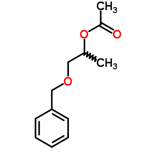 1-苯基甲氧基丙烷-2-基 乙酸酯结构式_13953-78-1结构式