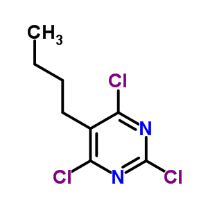 5-丁基-2,4,6-三氯-嘧啶结构式_14095-64-8结构式