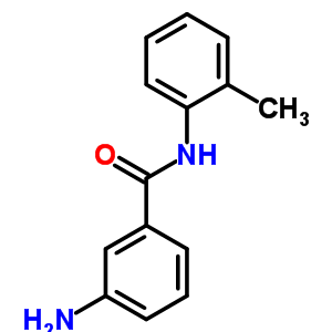 3-氨基-N-(2-甲基苯)苯甲酰胺结构式_14315-20-9结构式