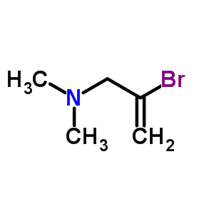 2-溴-N,N-二甲基-2-丙烯-1-胺结构式_14326-14-8结构式