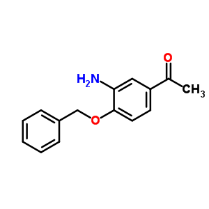 1-(3-氨基-4-(苄氧基)苯基)乙酮结构式_14347-15-0结构式