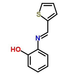 2-[(2-噻吩亚甲基)氨基]-苯酚结构式_1435-04-7结构式