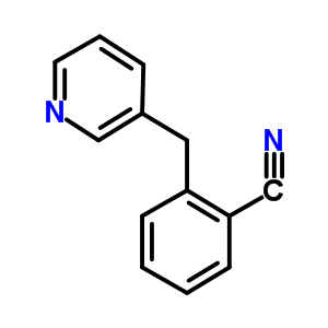 2-(吡啶-3-甲基)苯甲腈结构式_144061-52-9结构式