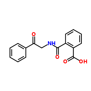 2-{[(2-Oxo-2-phenylethyl)amino]carbonyl}benzoic acid Structure,14498-33-0Structure