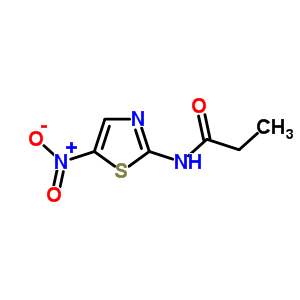 N-(5-硝基-2-噻唑)-丙酰胺结构式_14538-16-0结构式