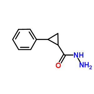 2-苯基-环丙烷羧酸肼结构式_14561-40-1结构式