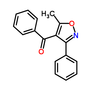 Methanone,(5-methyl-3-phenyl-4-isoxazolyl)phenyl- Structure,14677-93-1Structure