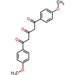1,5-双(4-甲氧基苯基)-1,3,5-戊三酮结构式_1469-93-8结构式