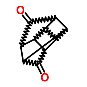 五环[5.3.02,5.03,10.04,8]葵烷-6,9-二酮结构式_14725-77-0结构式