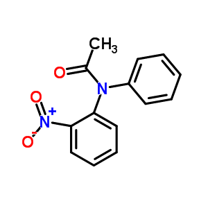 N-(2-硝基苯基)-N-苯基-乙酰胺结构式_1484-35-1结构式