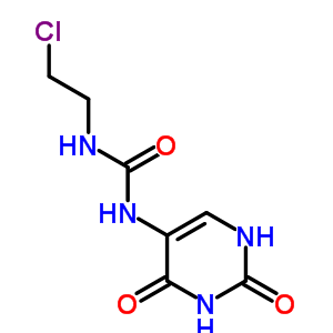 Urea,n-(2-chloroethyl)-n-(1,2,3,4-tetrahydro-2,4-dioxo-5-pyrimidinyl)- Structure,14900-44-8Structure