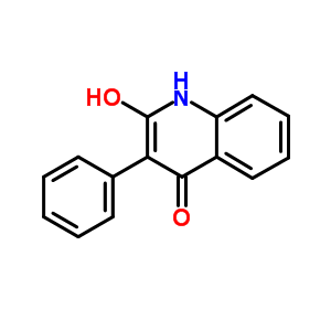 3-苯基-4-羟基喹啉-2(1H)-酮结构式_14933-29-0结构式