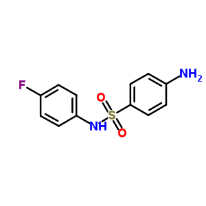 4-Amino-n-(4-fluorophenyl)benzenesulfonamide Structure,1494-85-5Structure